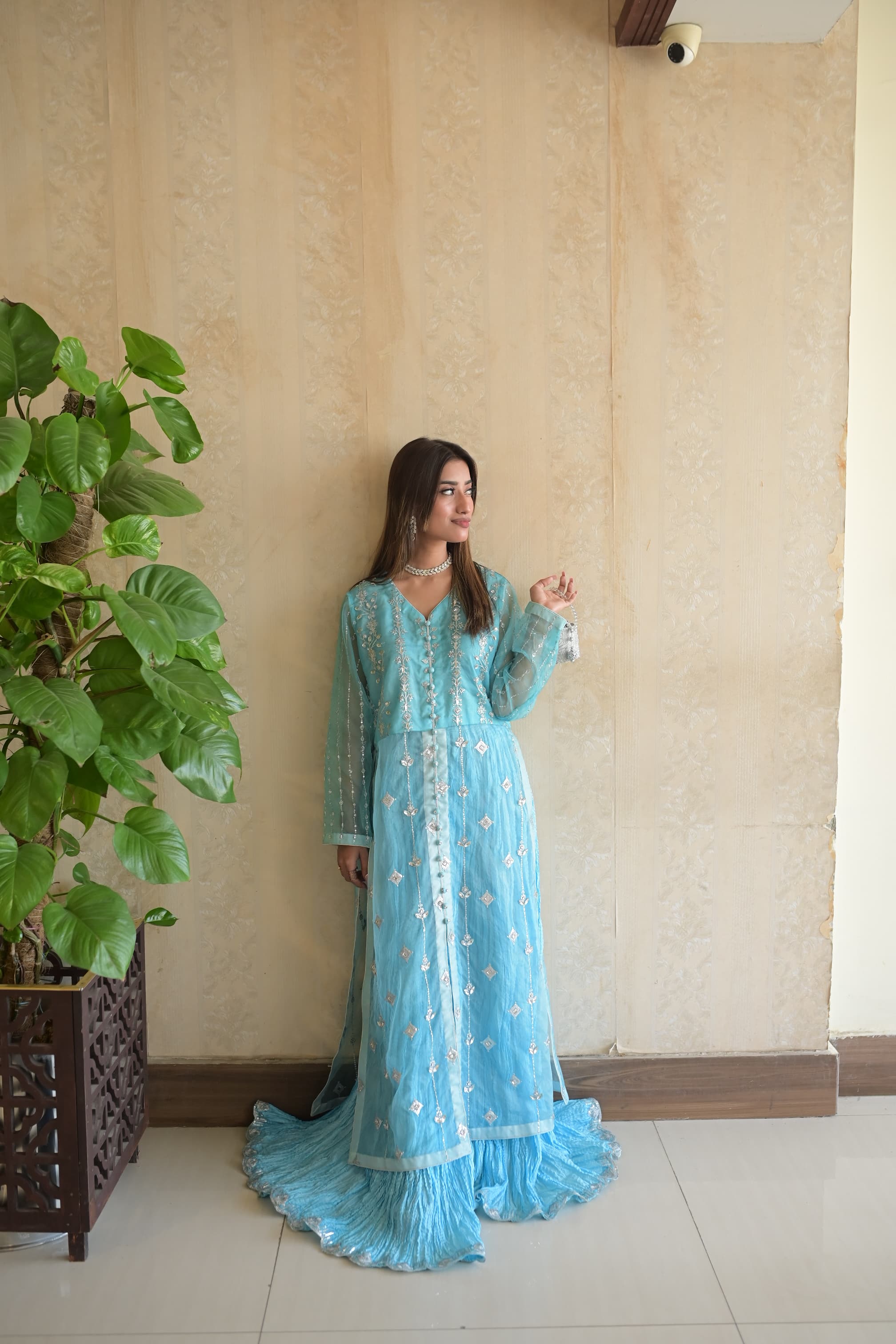 Elegant 3PC Designer Outfit - Premium Pakistani Fashion